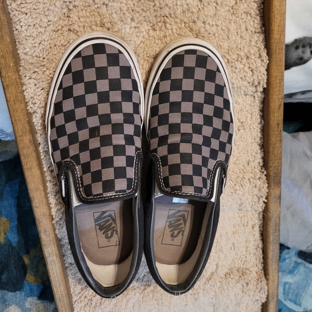 Checkered Vans